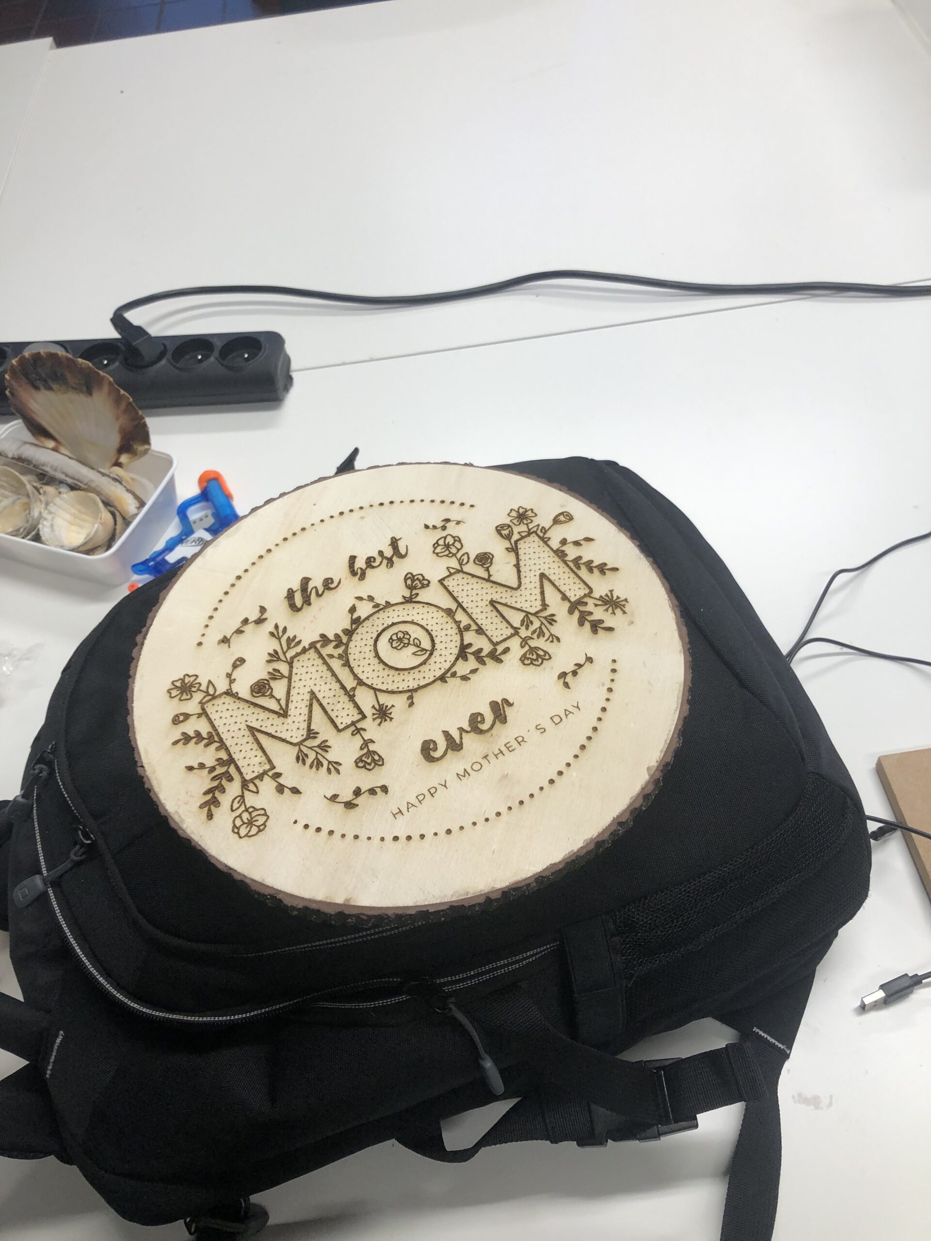 Gegraveerde onderleggers